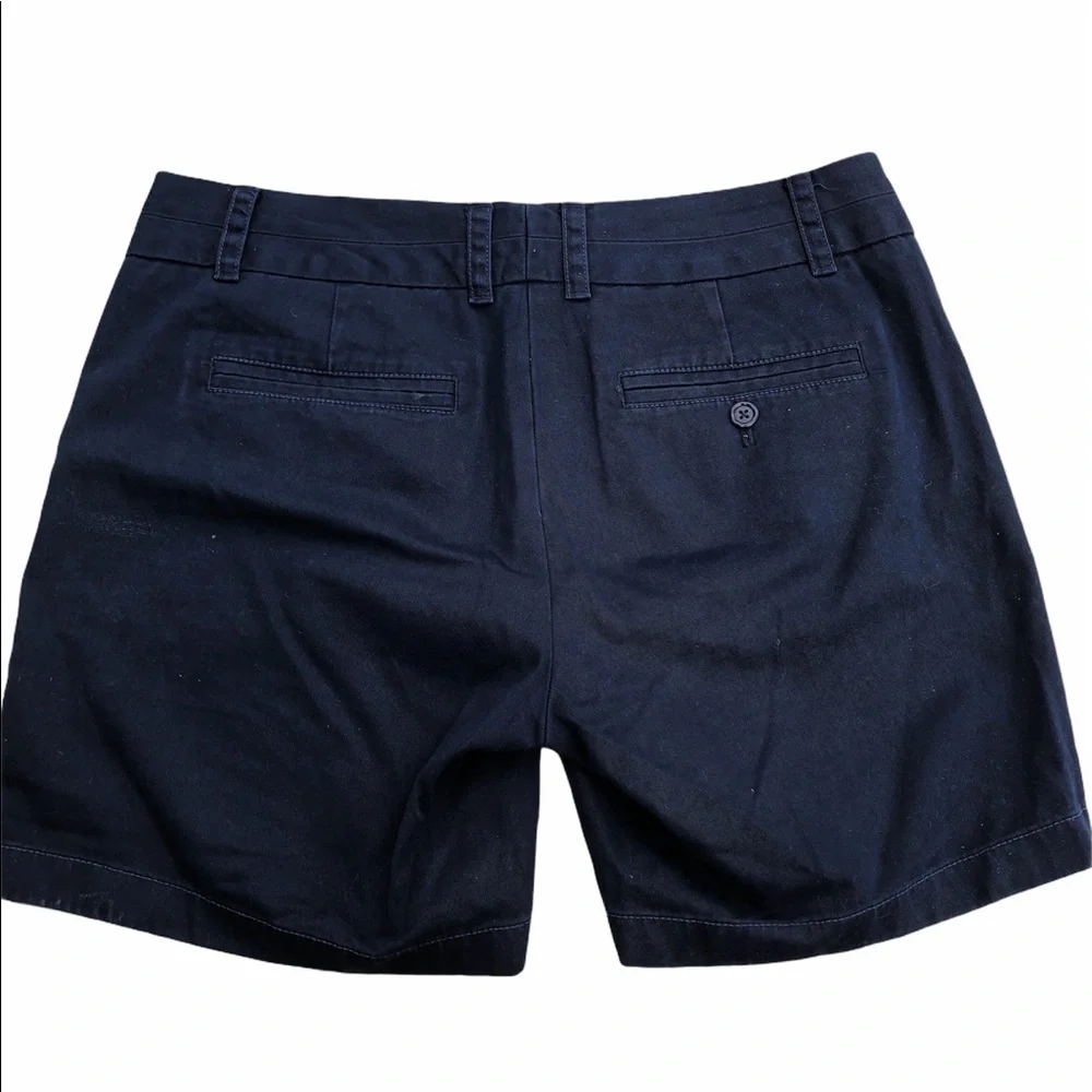 J Crew Chino size 6 navy blue preppy shorts